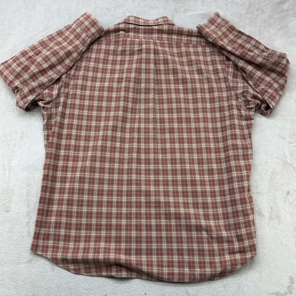 VTG Polo Ralph Lauren Button Down Shirt Men XL Plaid Blake Long Sleeve Cotton